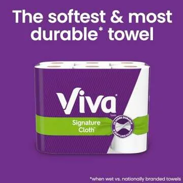 Viva Signature Cloth Paper Towels for Effortless Cleaning