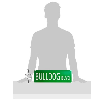 Imagine This Bulldog Street Sign for Proud Fans