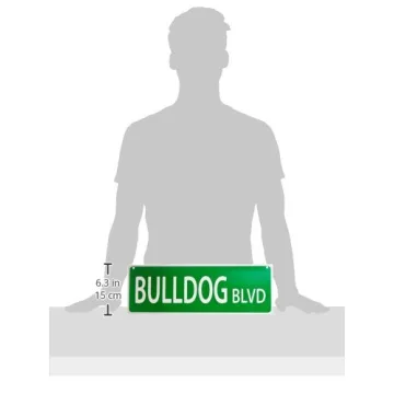Imagine This Bulldog Street Sign for Proud Fans