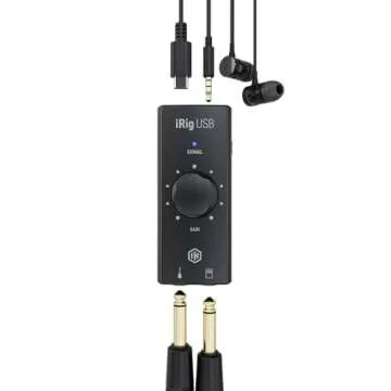 IK Multimedia iRig USB Guitar Audio Interface - Record with Clarity