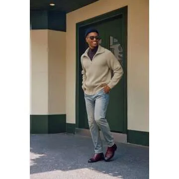 Unisex Solid Zip Up Sweater Cardigan Raglan Sleeve Cardigans Apricot, Medium