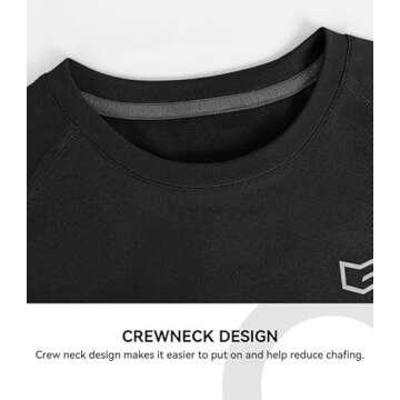 Youth Boys Compression Thermal Shirt for Sports