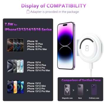 UCOMX 2 in 1 Wireless Charger - Compact & Safe Charging 