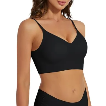 ZITAIMEI Low Back Seamless Bras Multiway Convertible Strap Halter Lifting Bra Spaghetti Strap Wire-Free Padded Backless