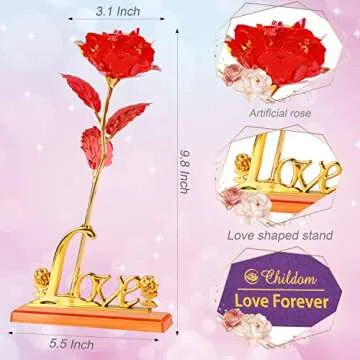 Childom Valentines Day Rose for Her - Unique Gift Idea