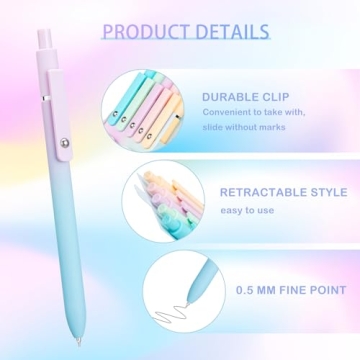 Lanxivi Gel Pens Set for Smooth Writing and Comfort