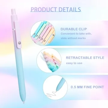 Lanxivi Gel Pens Set for Smooth Writing and Comfort