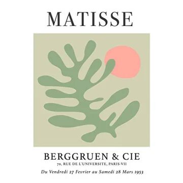 Matisse-Inspired Wall Art Print 11x14 - Modern Decor