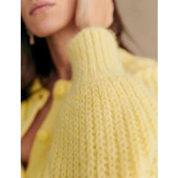 Watashi Women's Chunky Knit Cardigan for Ultimate Comfort