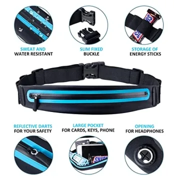 Filoto Running Belt – Adjustable, Reflective, and Hands-Free