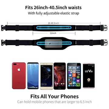 Filoto Running Belt – Adjustable, Reflective, and Hands-Free