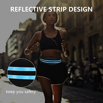 Filoto Running Belt – Adjustable, Reflective, and Hands-Free