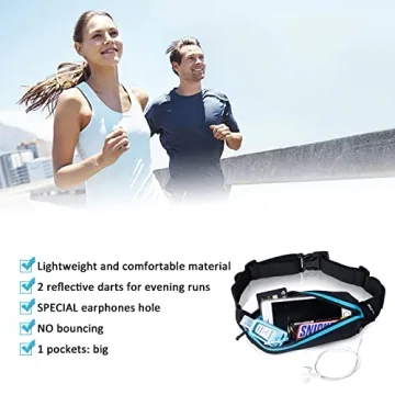 Filoto Running Belt – Adjustable, Reflective, and Hands-Free