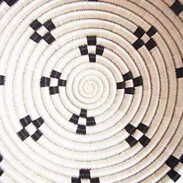 Elegant Handmade Small African Basket | Unique Sisal & Sweetgrass