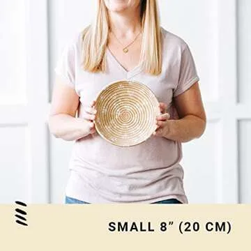 Small African Basket - Handwoven Sisal & Sweetgrass Home Decor