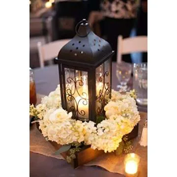 Flojery Silk Hydrangea Heads Artificial Flowers Heads with Stems for Home Wedding Decor,Pack of 10 (White)