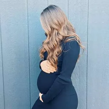 Rocorose Women's Turtleneck Midi Dress Perfect for Any Occasion