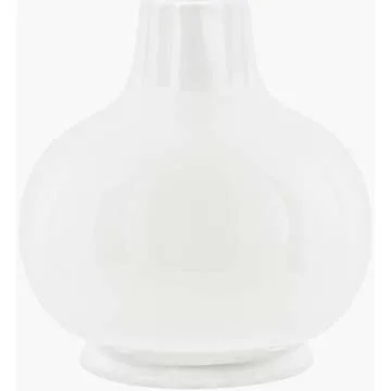 Mark&Day Table Lamps, Kolleen Cottage Cream Bedside Table Lamp for Nightstand Bedroom, Living Room or Office (13" H x 8" W x 8" D)