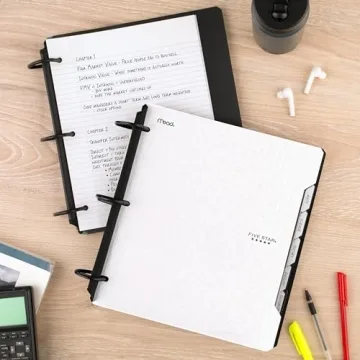 Durable Five Star Flex Refillable Notebook with Pockets