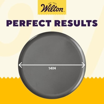 Wilton 14 Inch Non-Stick Pizza Pan for Perfect Results
