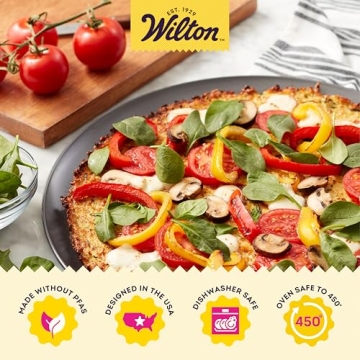 Wilton 14 Inch Non-Stick Pizza Pan for Perfect Results