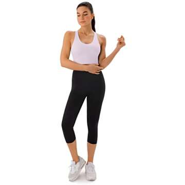 JOYSPELS Sports Bras for Women Extra Comfort Criss-Cross Back Padded Workout Tops for Women Medium Support Pink