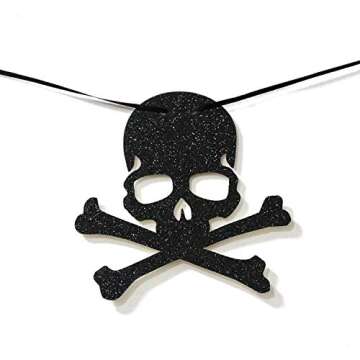 Boos & Booze Banner & Skull Garland for Halloween Parties