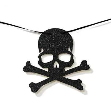 Boos & Booze Banner & Skull Garland for Halloween Parties