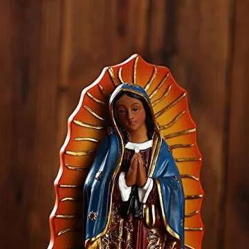 Our Lady of Guadalupe Resin Statue for Home Decor