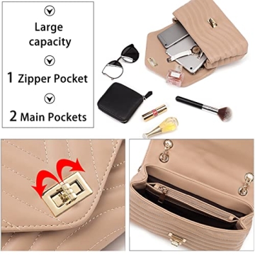 Stylish ANT EXPEDITION Quilted Crossbody Bag for Women