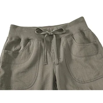 MoFiz Women's Cargo Hiking Pants Quick Dry Lightweight Capris