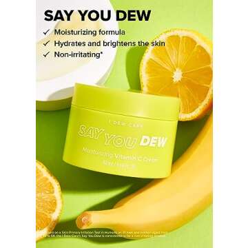 I DEW CARE Vitamin C Face Moisturizer - Say You Dew | Korean Skin Care Routine Panthenol, Niacinamid...