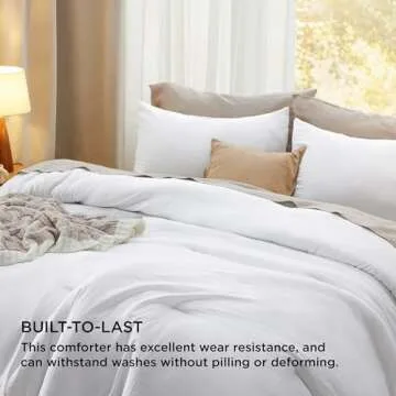Bedsure King Soft Comforter Set for All Seasons