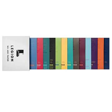 Legion Artist Pad Collection Set: 13 Drawing and Watercolor Pads, 9 X 12 inches, Assorted Surfaces (...