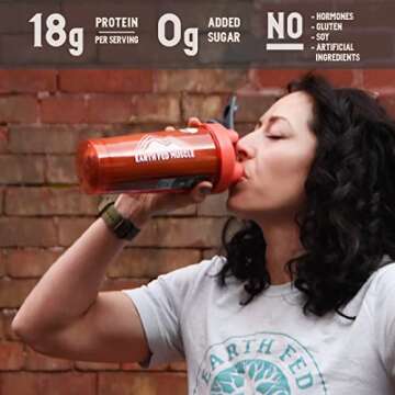 Earth Fed Muscle Nocturnal Casein/Whey Protein Blend. Helps Keep You Full, Overnight Muscle Recovery...