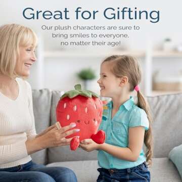 Itzy Ritzy Plush Strawberry Toy for Babies & Kids