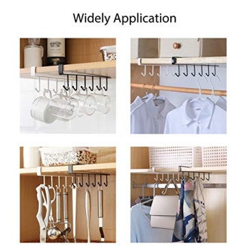 Art Secret Mug Holder Under Cabinet - Space Saving Design