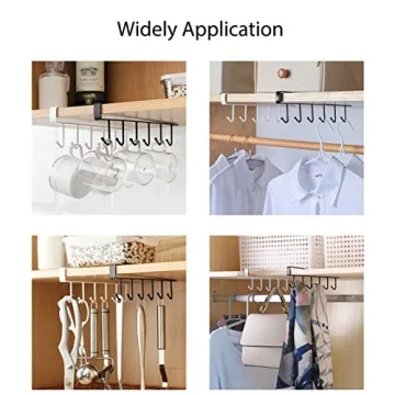 Art Secret Mug Holder Under Cabinet - Space Saving Design