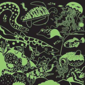 Mudpuppy Ocean Illuminated 500 Piece Glow in the Dark Jigsaw Puzzle for Kids and Families, Family Puzzle with Glow in the Dark Ocean Theme