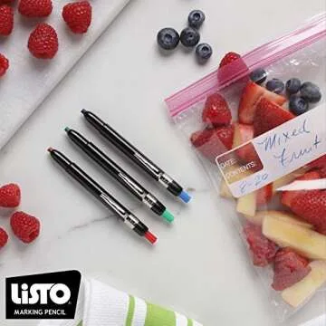 Listo 1620 Assorted Colors Marking Pencils for All Surfaces