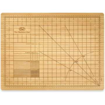 Obsessive Chef Bamboo Cutting Board for Kitchen Precision