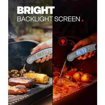 Instant Read Digital Meat Thermometer for Precision Cooking