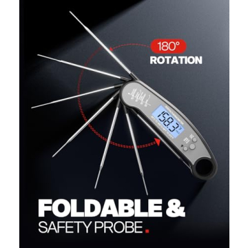 Instant Read Digital Meat Thermometer for Precision Cooking