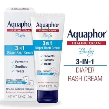 Aquaphor Baby Diaper Rash Cream 3 in 1 - 3.5 oz Tube
