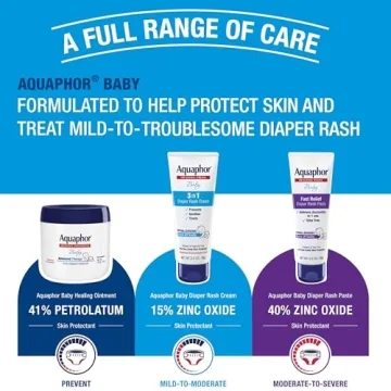 Aquaphor Baby Diaper Rash Cream 3 in 1 - 3.5 oz Tube