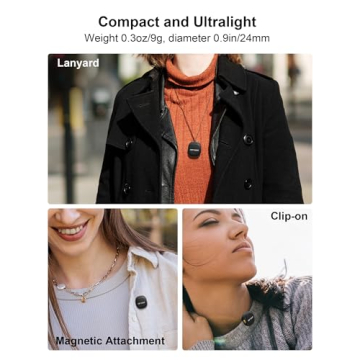 Wireless Mini Microphone for iPhone and Android Devices