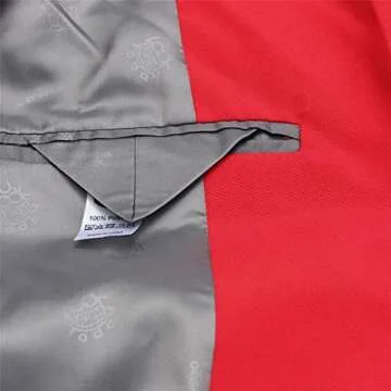 Men's Party Suit Solid Color Prom Suit for Themed Party Events Clubbing Jacket with Tie Pants Red-Large