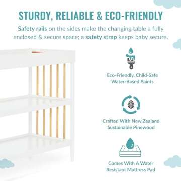 Dream On Me Sleepy Little Sloth, Moon Bear Reaching for The Stars and Clover Changing Table