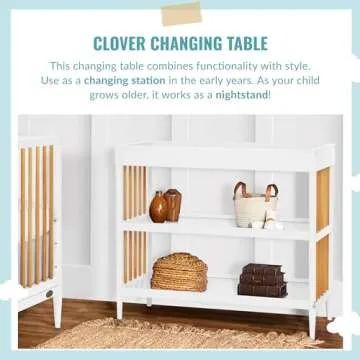 Dream On Me Sleepy Little Sloth, Moon Bear Reaching for The Stars and Clover Changing Table