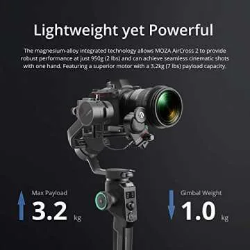 MOZA AirCross 2 - 3 Axis Gimbal for Mirrorless Cameras
